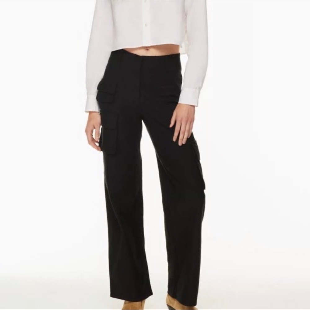 Aritzia Wilfred Free Picture Cargo Pants 00 black color
